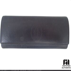 Cartier Happy Birthday Calfskin International wallet w COA